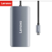 Lenovo type-c dock LX0808 adapter HDMI/VGA/ gigabit port adapter cable interface USB3.0 HUB